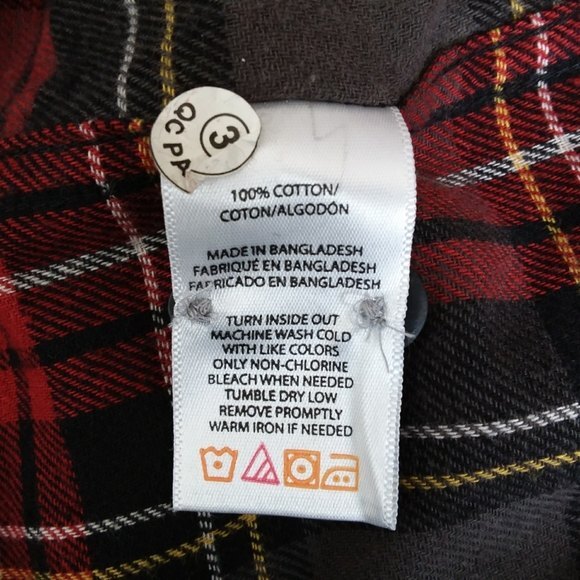 Wolverine Button Down Shirt 100% Cotton Red Long Sleeve Stripe Shirt XL - Picture 8 of 9